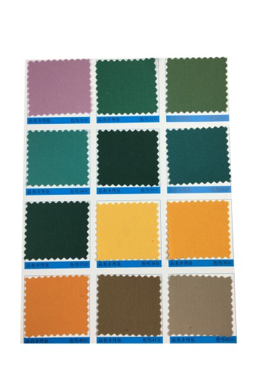 GZ-YGTI  卡丹皇 高密細紋 100％專紡彈性滌綸復合纖維 2/3斜紋  158*67*59  340g-380g/m 細節-1